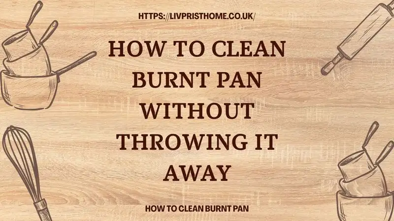how to clean burnt pan